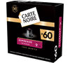 60 capsules compatibles Nespresso* Original - Espresso Intense n&deg;9 - CARTE NOIRE image number 1