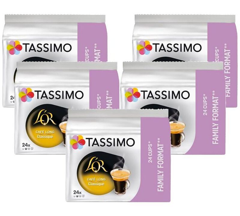 Pack 120 dosettes L'OR Caf&eacute; long Classique Familial - TASSIMO image number 0