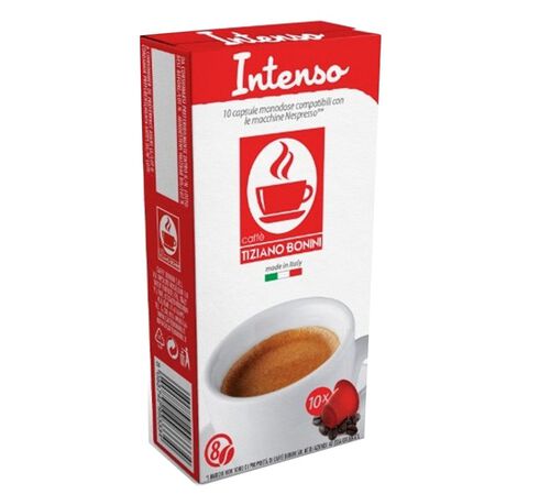 10 Nespresso* Original Compatible Capsules Intenso &ndash; BONINI