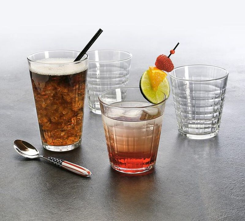 Duralex Prisme Marine Water Traditional Tumbler Glasses Pack of 4 - 27,5 cl image number 3