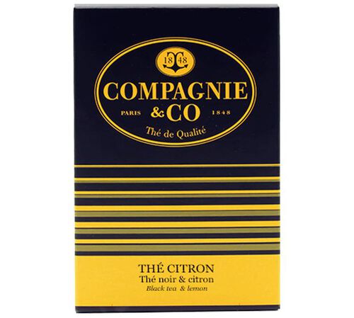 Compagnie Coloniale Lemon Black Tea - 25 pyramid bags