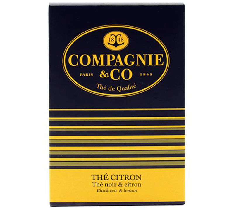 Compagnie Coloniale Lemon Black Tea - 25 pyramid bags image number 0