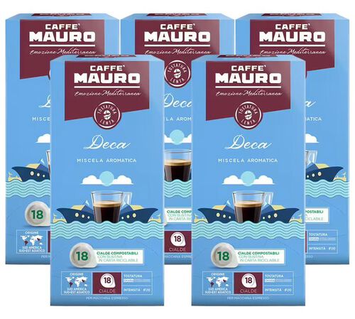 90 dosettes ESE Deca - CAFF&Eacute; MAURO