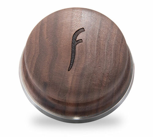 Tamper caf&eacute; FLAIR ESPRESSO bois de noyer et acier 58 mm