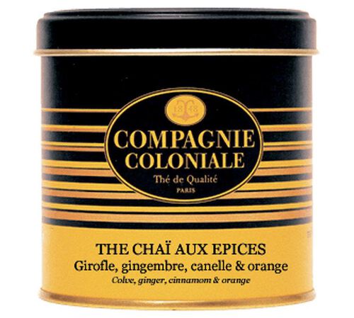 Boite Luxe Th&eacute; Cha&iuml; aux &Eacute;pices - Vrac 120 g - COMPAGNIE & CO