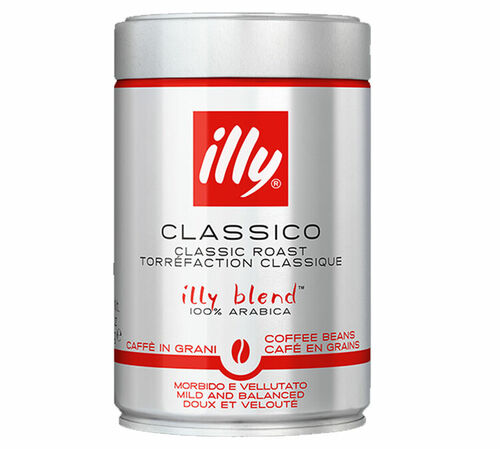 Illy Classico Espresso Coffee Beans - 250g tin