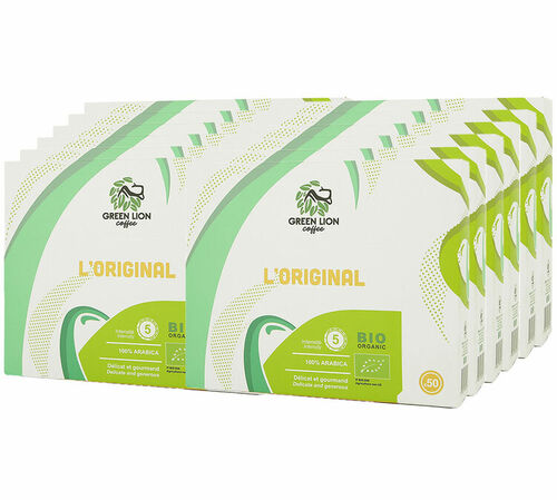 600 capsules compatibles Nespresso* Pro L'Original bio &ndash; GREEN LION COFFEE