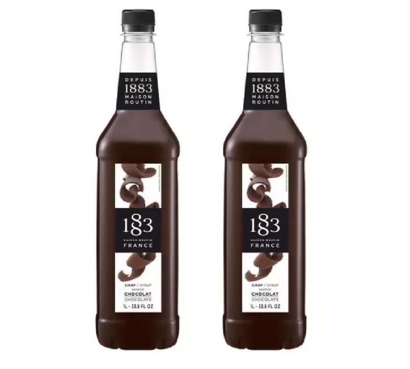 Sirop 1883 Routin Chocolat - Bouteille Plastique - 2 x 1 L image number 0