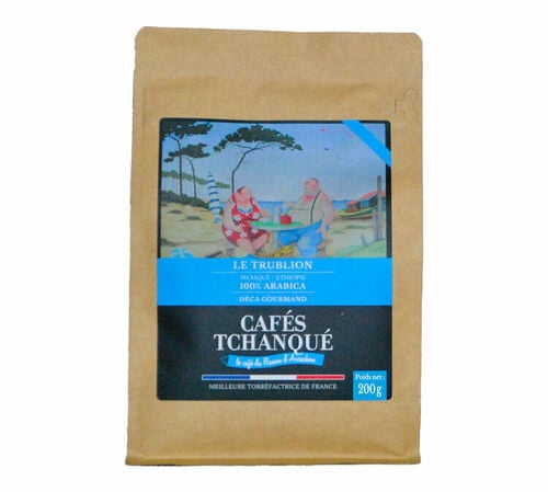 200 g - Caf&eacute; en grain - Le Trublion D&eacute;ca - CAF&Eacute;S TCHANQU&Eacute;