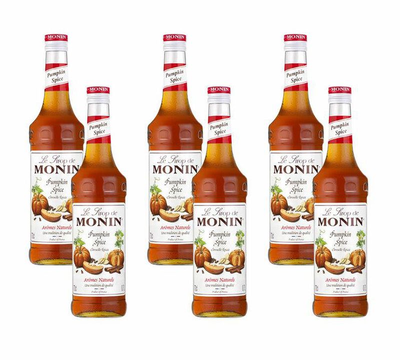 Monin Sirup Pumpkin Spice (W&uuml;rziger K&uuml;rbis) f&uuml;r Gesch&auml;ftskunden  6 x 0,7 L image number 0