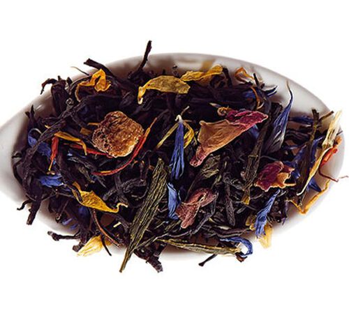 Comptoir Fran&ccedil;ais du Th&eacute; 'Th&eacute; des amoureux' fruity tea - 100g loose leaf tea