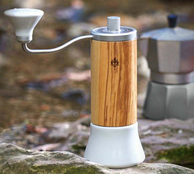 Eureka Baby Hand Grinder Ceramic & Olive + FREE Coffee Beans image number 4