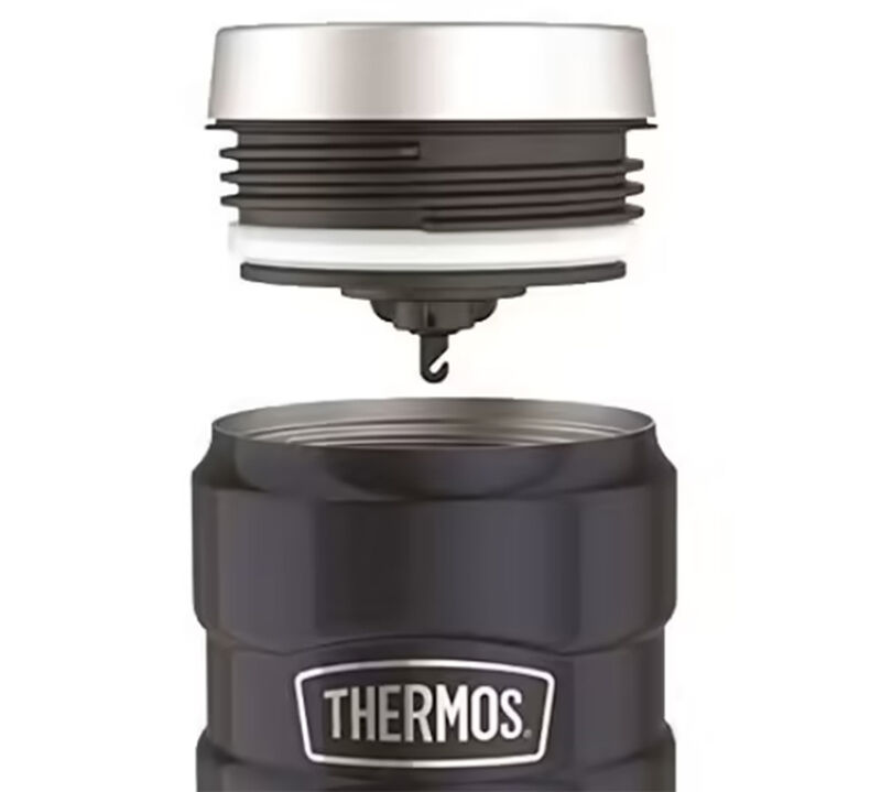 Pack isotherme (Bouteille - Mug - Lunch Box) Stainless King bleu nuit 47 cl - THERMOS image number 2