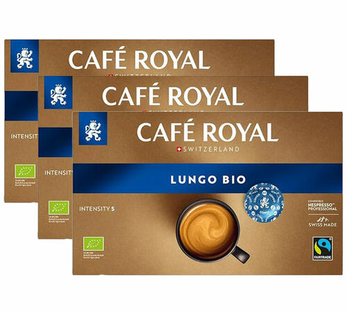 150 capsules Nespresso* Pro Espresso Lungo Bio - Fairtrade - CAFE ROYAL