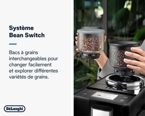 Machine &agrave; caf&eacute; auto - RIVELIA + lait - DELONGHI - Bon &eacute;tat image number 4