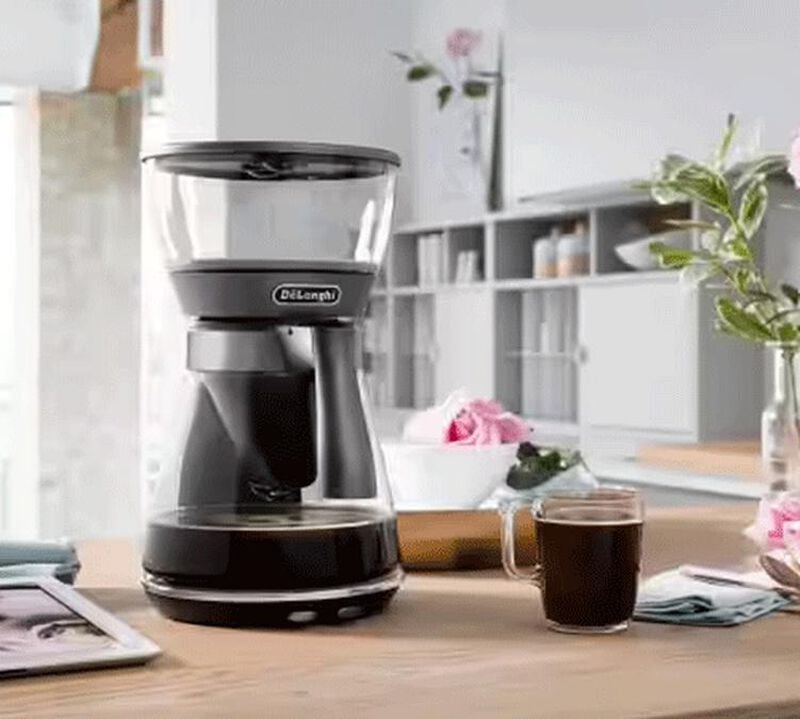 Cafeti&egrave;re &eacute;lectrique DELONGHI Clessidra ICM17210 pour caf&eacute; filtre et slow coffee image number 3