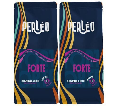 2 x 250 g - Caf&eacute; moulu - Forte - PERL&Eacute;O