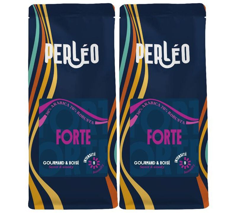 2 x 250 g - Caf&eacute; moulu - Forte - PERL&Eacute;O image number 0