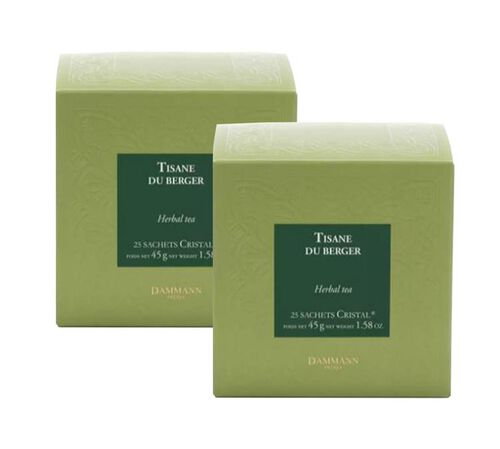 Pack Tisane du Berger Herboristerie d'Orgeval - 2 x 25 sachets - DAMMANN FR&Egrave;RES