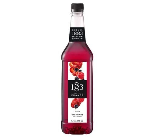 Sirop 1883 Routin Grenadine - Bouteille plastique - 1L