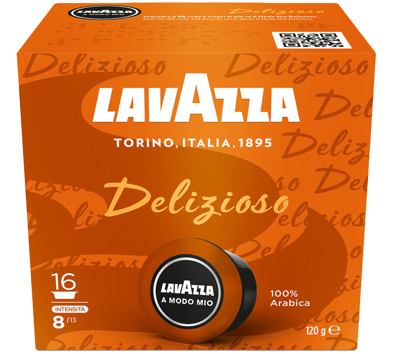 Lavazza Delizioso A Modo Mio x 16 Lavazza coffee pods image number 0