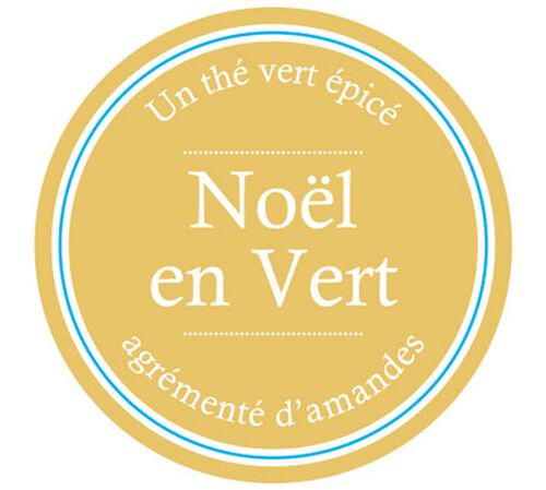 'No&euml;l en vert' flavoured green tea - 100g loose leaf tea - Comptoir Fran&ccedil;ais du Th&eacute; image number 1