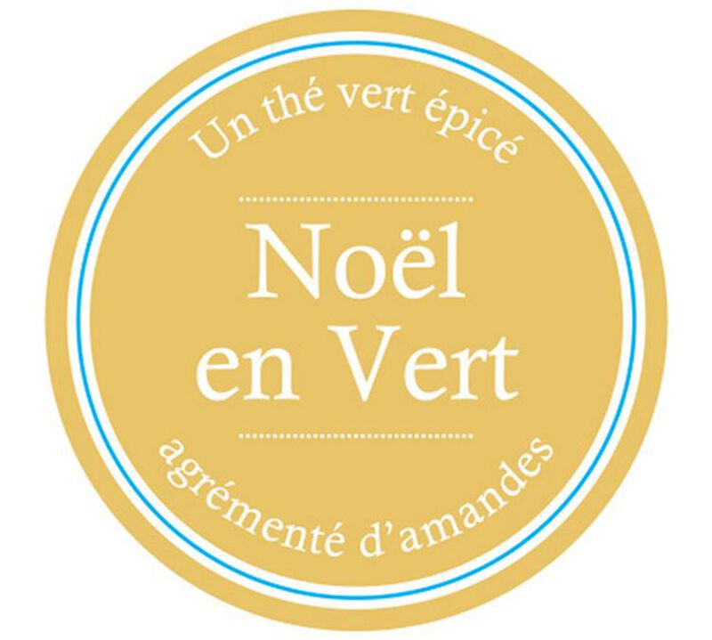 'No&euml;l en vert' flavoured green tea - 100g loose leaf tea - Comptoir Fran&ccedil;ais du Th&eacute; image number 1