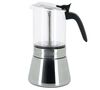 Pylano Moka Pot Kiara in Glass & Stainless Steel - 6 cups image number 0