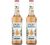 Pure by MONIN - P&ecirc;che et Abricot - 2 x 70 cl image