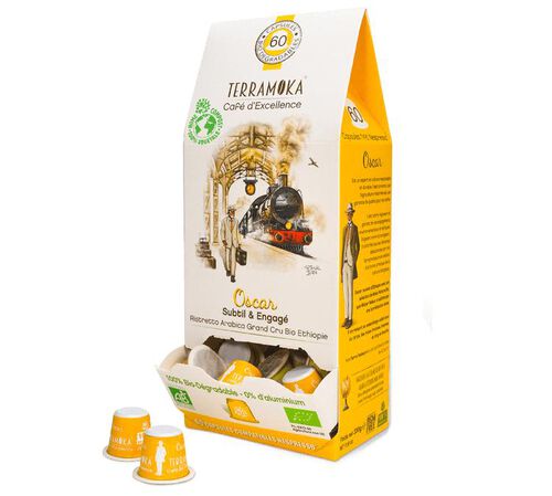 15 Nespresso* Original Compatible Capsules Sir Oscar Organic &ndash; TERRAMOKA image number 2