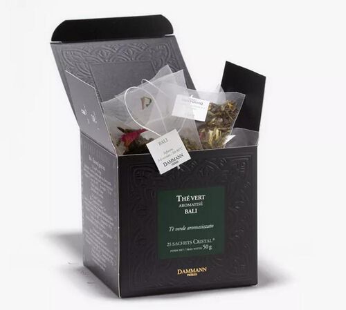 Bali Green Tea - 25 Cristal&reg; sachets - Dammann Fr&egrave;res