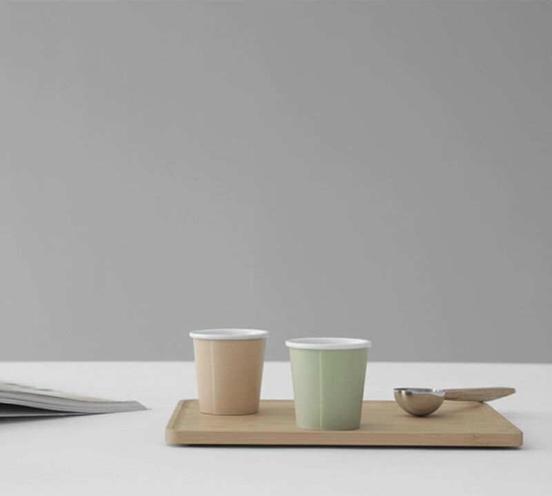 Tasse ANNA en porcelaine Nordic - Hazy Blue - VIVA Scandinavia - 8cl image number 1