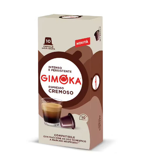 10 Nespresso* Original Compatible Capsules Cremoso &ndash; GIMOKA