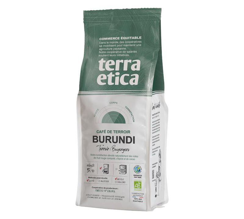 250 g - Caf&eacute; moulu - Burundi Bio - TERRA ETICA image number 0