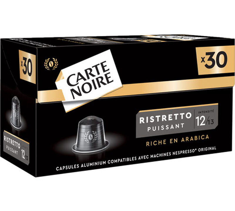 90 capsules compatibles Nespresso* Original Ristretto Puissant n&deg;12 - CARTE NOIRE image number 2