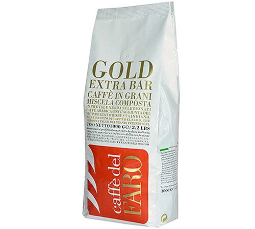 Caff&egrave; del Faro 'Gold Extra Bar' coffee beans - 1kg