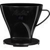 1X6 Melitta Dripper in black plastic. image number 0