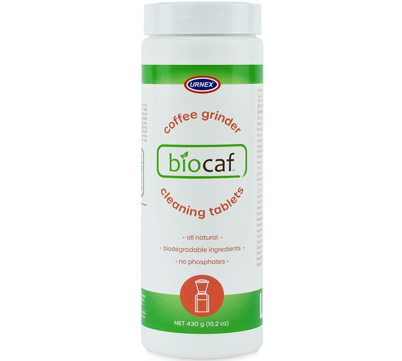 URNEX - Compresse per la pulizia del macinacaff&egrave; BIOCAF 430 g image number 0