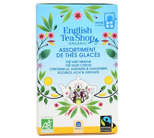 Organic Iced Tea Selection Pack by English Tea Shop x 20 Tea Bags