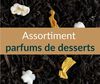 Trois Th&eacute;s Noirs aux Parfums de Desserts - Vrac 3 x 100 g - DAMMANN FR&Egrave;RES image number 0