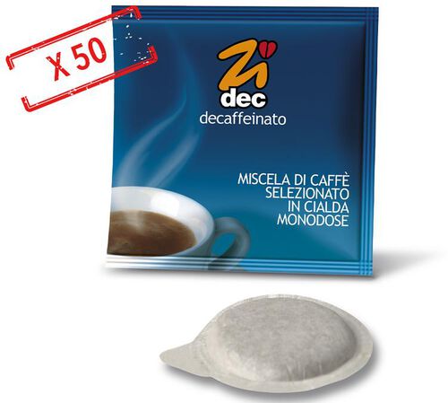 Zicaff&egrave; - 50 cialde ESE - Zidec | Decaffeinato