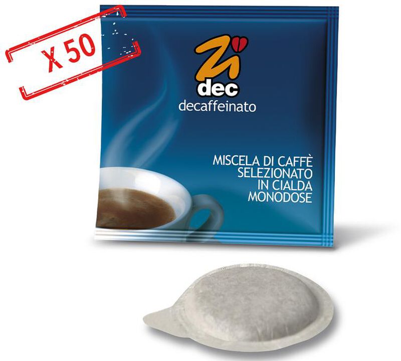 Zicaff&egrave; - 50 cialde ESE - Zidec | Decaffeinato image number 0