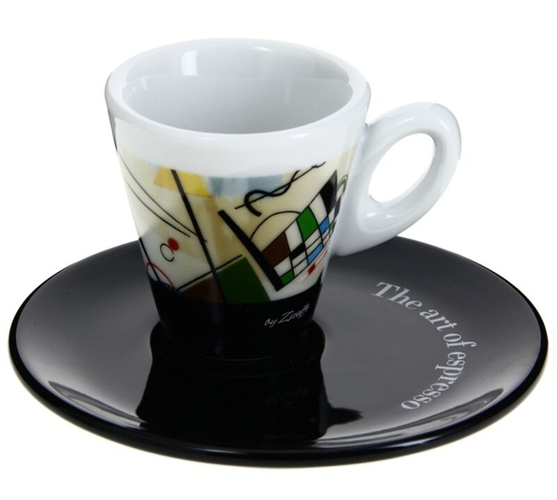 Zicaff&egrave; 'The Art of Espresso' set of 6 cups and saucers image number 4