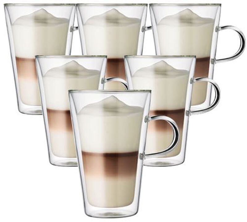 Bodum Canteen Glas doppelwandig mit Henkel 400 ml x 6 image number 0