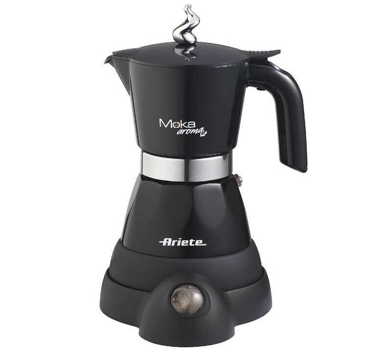 Cafeti&egrave;re italienne &eacute;lectrique - Moka Aroma Elettrica noire - 4 tasses / 20 cl - ARIETE image number 0