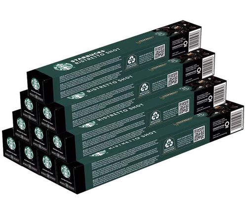 100 capsule compatibili Nespresso* Original Ristretto Shot - Starbucks