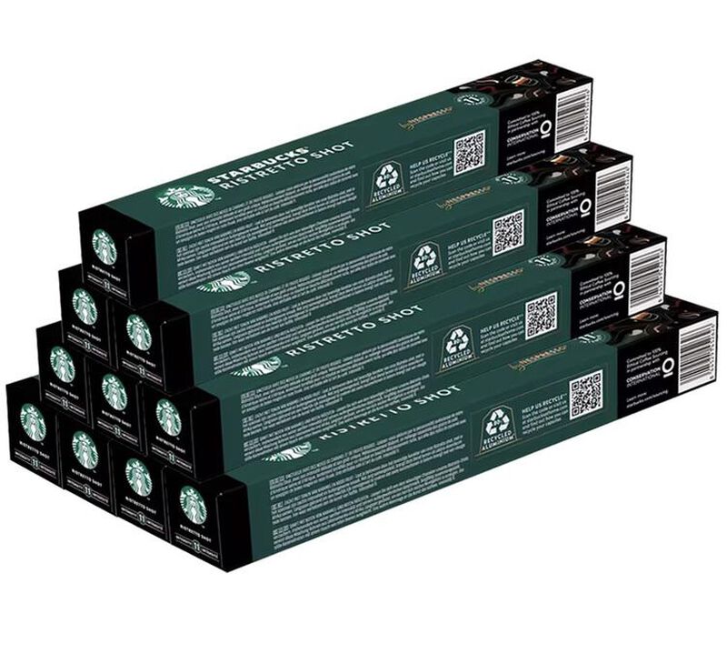 Starbucks Ristretto Shot Nespresso* Original Compatible Pods x 100 image number 0