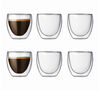 Bodum - 6 Bicchierini da caff&egrave; doppia parete - Pavina 8 cl image number 0