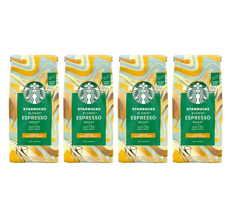 Starbucks Coffee Beans Blonde Espresso Roast - 4 x 450g image number 0
