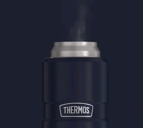 Thermos King Stainless Steel Insulated Flask Dark Blue - 1.2L image number 2